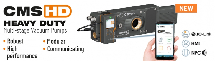 CMS HD VX MULTISTAGE VACUUM PUMPS FROM COVAL