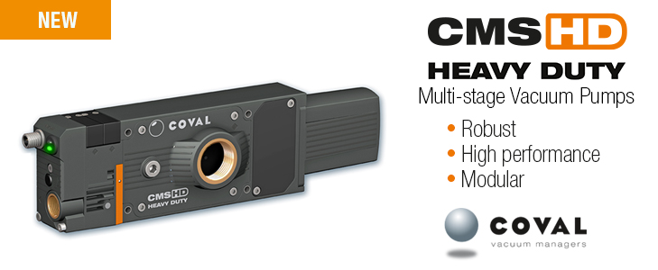 The new range of Heavy Duty multistage vacuum pumps, the CMS HD Series.