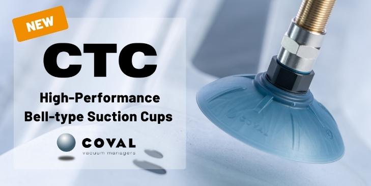 CTC High Performance Bell-type Suction Cups, the Suction Cups that Hold Fast to Sheet Metal