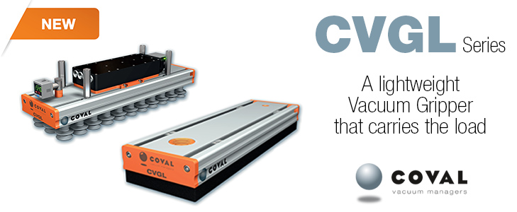 A lightweight vacuum gripper that makes a big difference A lightweight vacuum gripper that makes a big difference