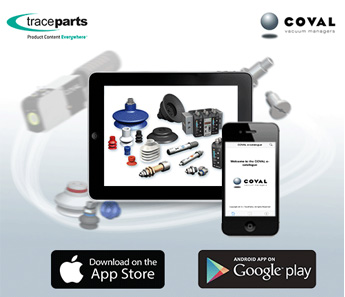 COVAL launches its mobile application with TraceParts