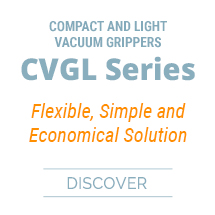 Compact and light vacuum grippers - CVGL Series